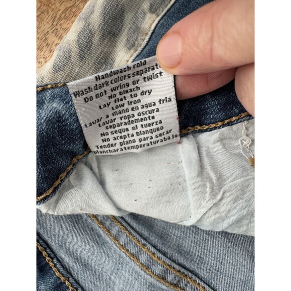 Judy Blue Women's Skinny Fit Mid Rise Cheetah Print Stripe Jeans Size 13/31 - Picture 8 of 13